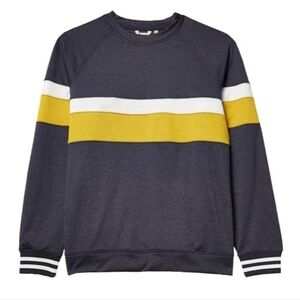 Cotopaxi Bandera Crew Fleece Sweatshirt Grey Yellow Men's XL